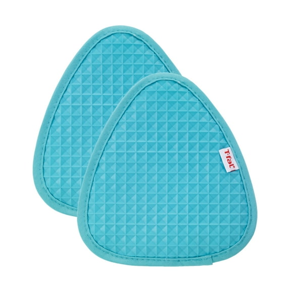 T-fal Flexible Waffle Silicone Pot Holders, Set of Two, Breeze