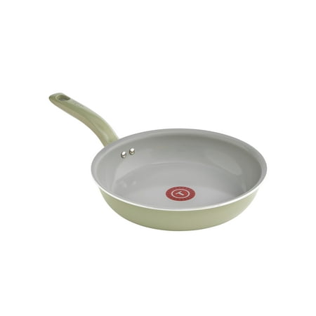 T-fal Fresh Simply Cook Ceramic Cookware Nonstick Fry Pan Aluminum Green, 12 inch