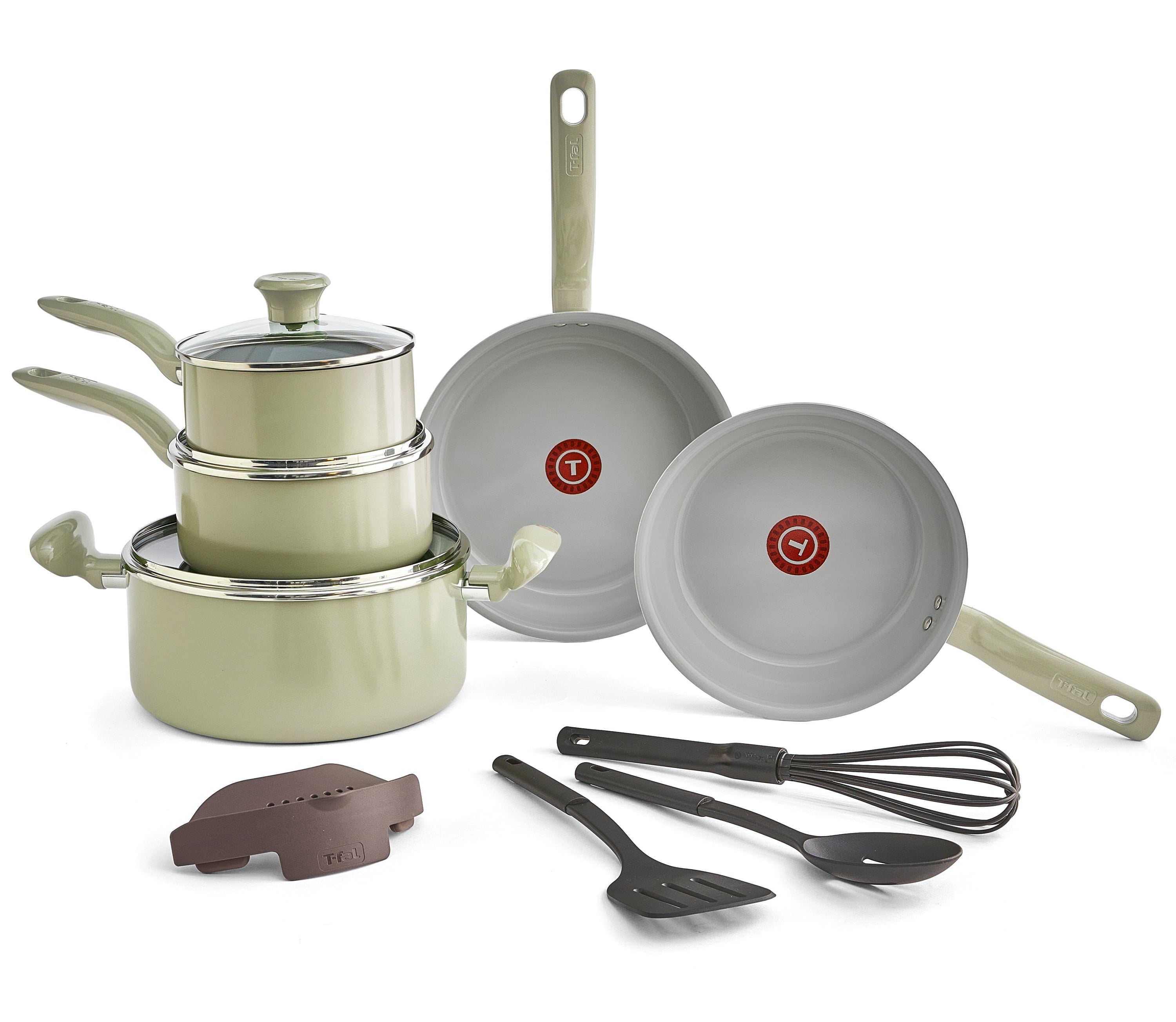 T-fal Fresh Simply Cook Recycled Aluminum Ceramic 12-Piece Set