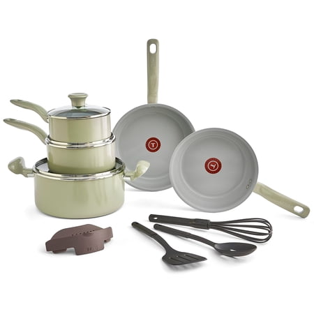 T-fal Fresh Simply Cook Recycled Aluminum Ceramic 12-Piece Set