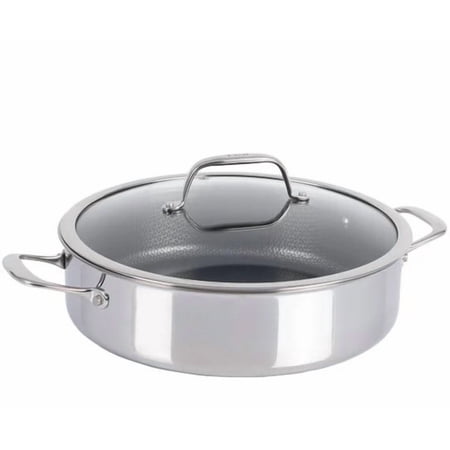 T-fal Hybrid Mesh Stainless Steel 6-quart Universal Pan Dishwasher Safe