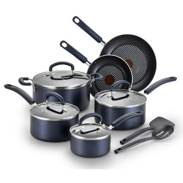 T-fal Platinum Stainless Steel with Nonstick Cookware Set 12 Piece