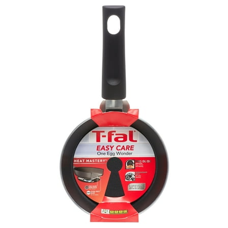 T-fal One Egg Wonder 4.75" Aluminum Non-Stick Frying Pan in Black
