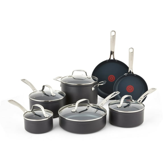 T-fal Platinum Hard Anodized Nonstick, 12 Piece Cookware Set