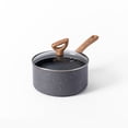 thumbnail image 1 of T-fal Revive Ceramic, 3 Qt Nonstick Saucepan with Lid, Stone Grey, 1 of 9