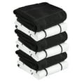 thumbnail image 1 of T-fal Solid and Check Parquet Kitchen Towel, Six Pack, Charcoal, 1 of 7