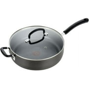 T-fal Ultimate Hard Anodized Non-Stick Cookware, 5 Qt. Jumbo Cooker, Grey