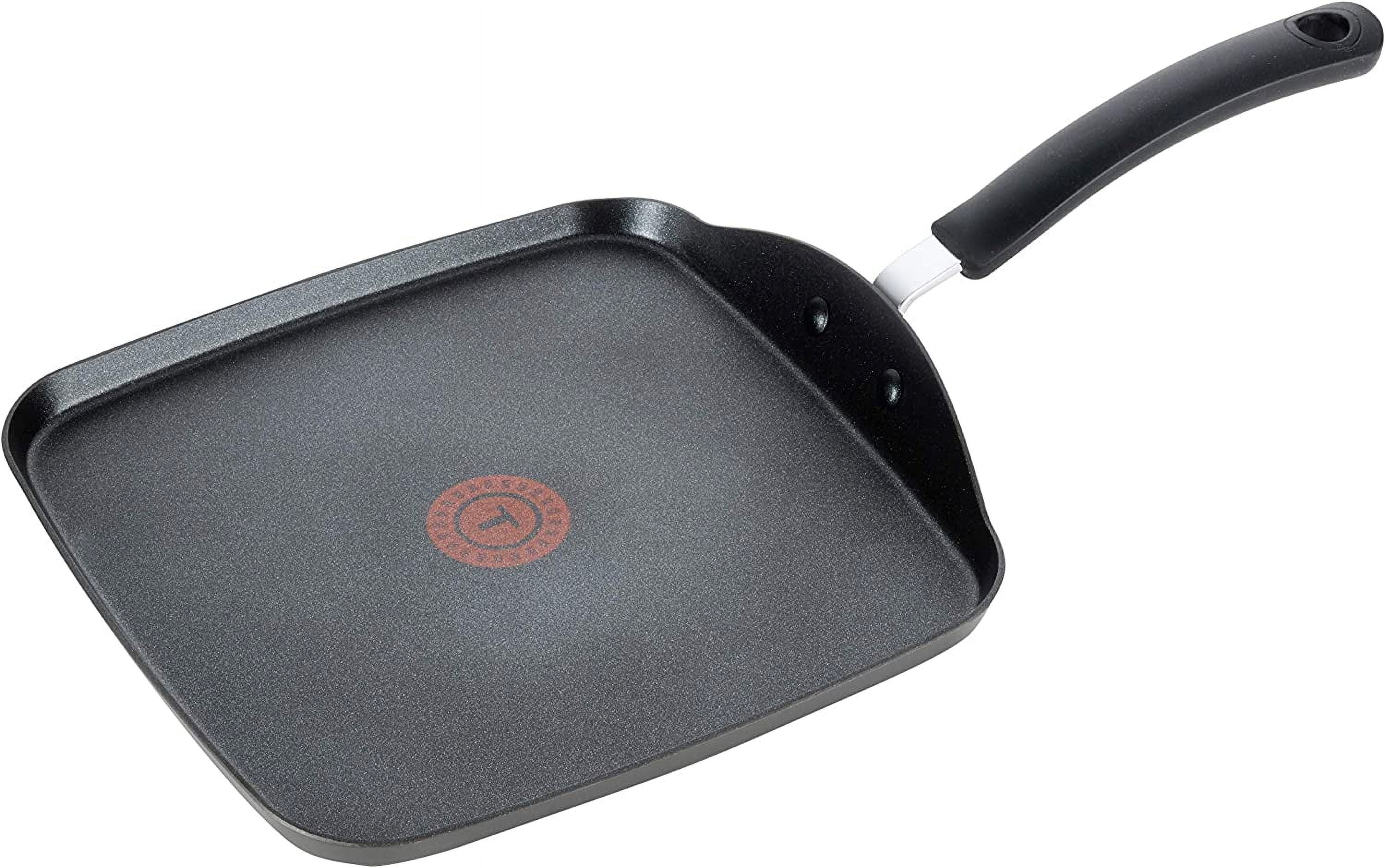  T-fal Specialty Nonstick Mini Griddle 6.5 Inch Cookware, Pots  and Pans, Dishwasher Safe Black: Small Griddle Pan: Home & Kitchen