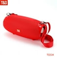 T g tg534 portable bluetooth speaker wireless bass column waterproof