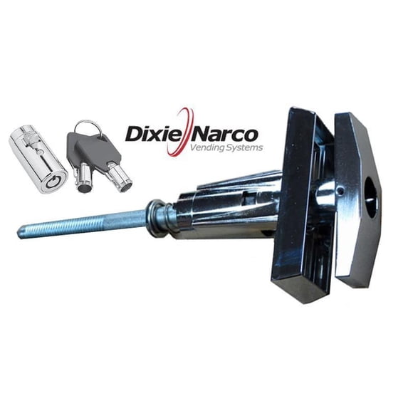 American Changer T handle assembly with lock cylinder and 2 keys - New...
