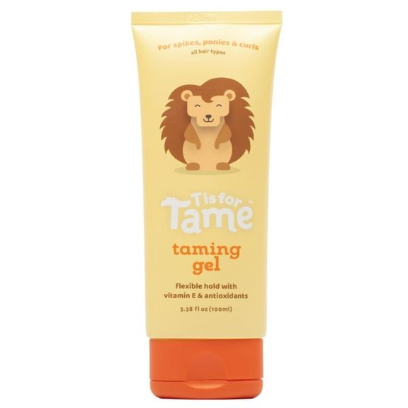 T is for Tame Kids Hair Taming Gel for Natural Style and Hold, 3.38 fl oz