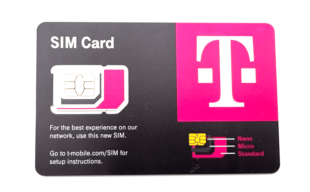 T-mobile 3-in-1 Postpaid/Prepaid 4G LTE 5G SIM Card Nano/Micro/Standard Size - Brand New