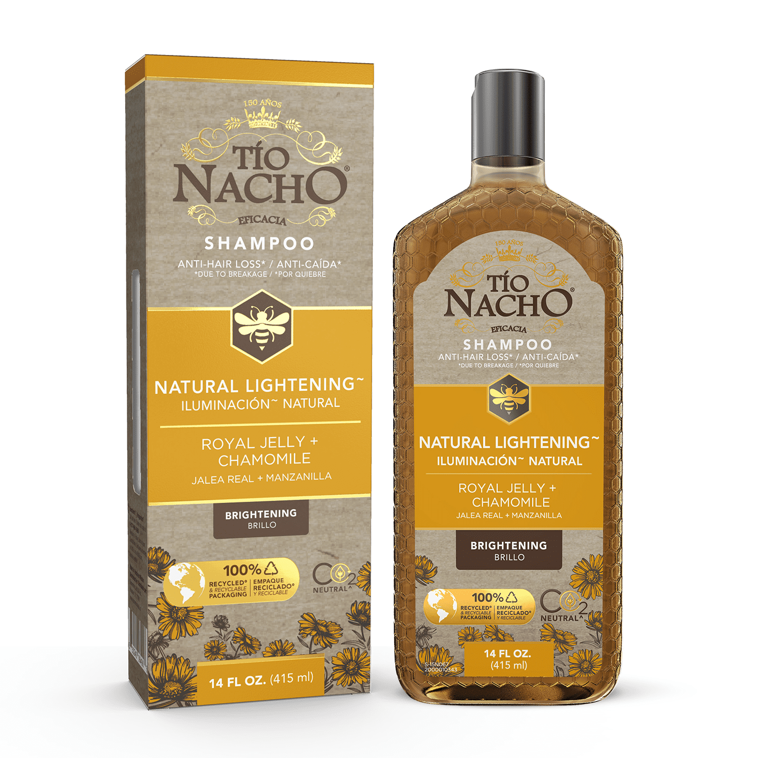 TIO NACHO To Nacho All Day Volume Royal Jelly & Chamomile Shampoo, 14 oz