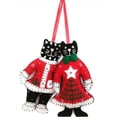 thumbnail image 1 of T one Christmas Tom and cat Ornament for Decoration(Set of 2) | Christmas Tree Ornaments | Hanging Wall/car Decoration | Handcrafted Hanging Ornaments, 1 of 1