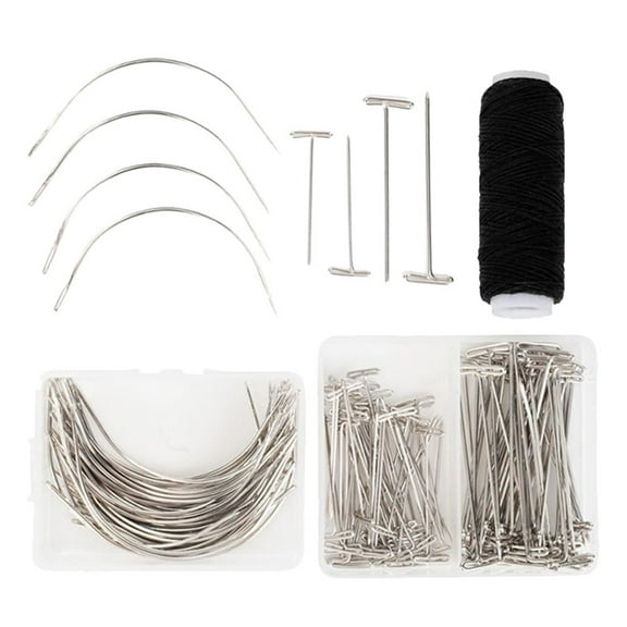 ifundom Portable Reusable Wig Pin Set Compact Blocking Needle for Daily Use Home Hair Styling Accessory