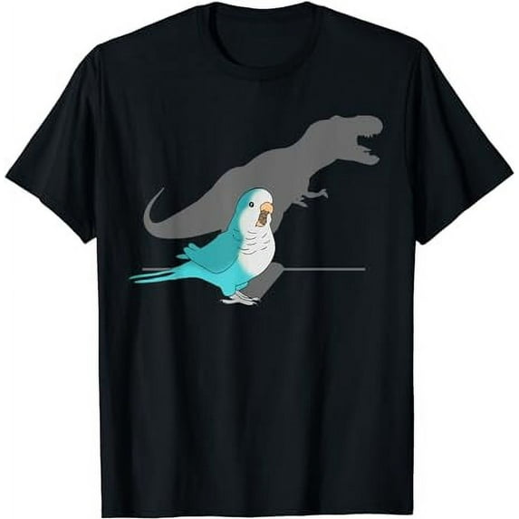 T-rex Blue Monk Parakeet, Funny Birb memes, Screaming Parrot T-Shirt