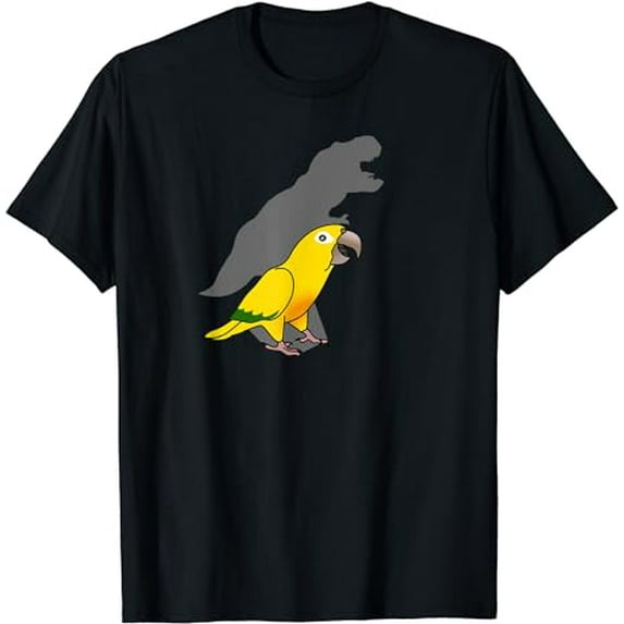 T-rex Golden Conure Dinosaur Queen of Bavaria Birb memes T-Shirt