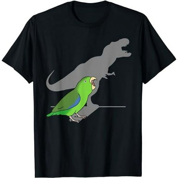 T-rex Green Parrotlet Cute Parakeet Funny Parrot Birb memes T-Shirt