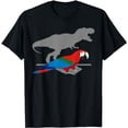 thumbnail image 1 of T-rex Green Winged Macaw Birb memes Funny Parrot owner T-Shirt, 1 of 5