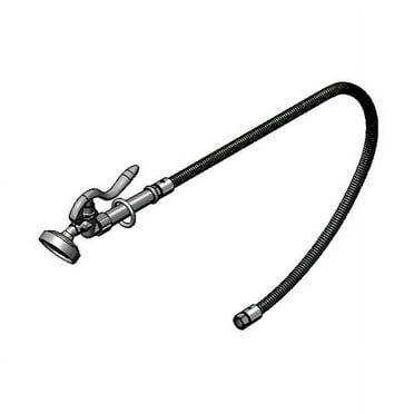 T&s Brass Pre-Rinse Spray Unit,Brass,1/2" B-0950