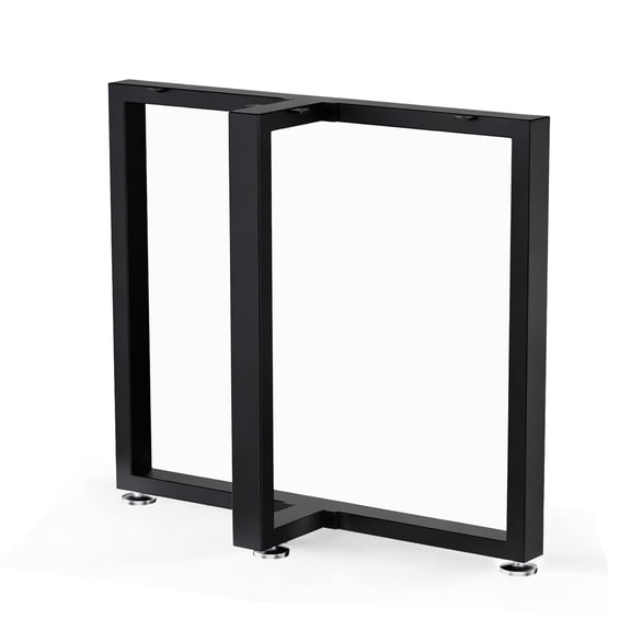 T-shape 28"H35"W Metal Table Base Set of 2
