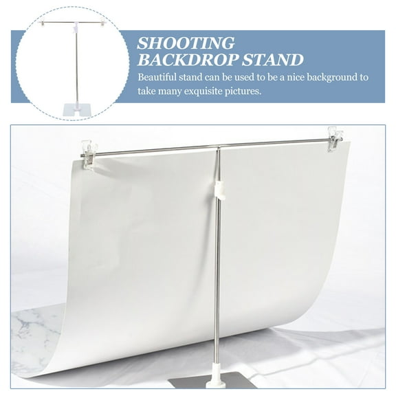 T-shape Photography Photo Backdrop Stand Adjustable Mini Background Frame