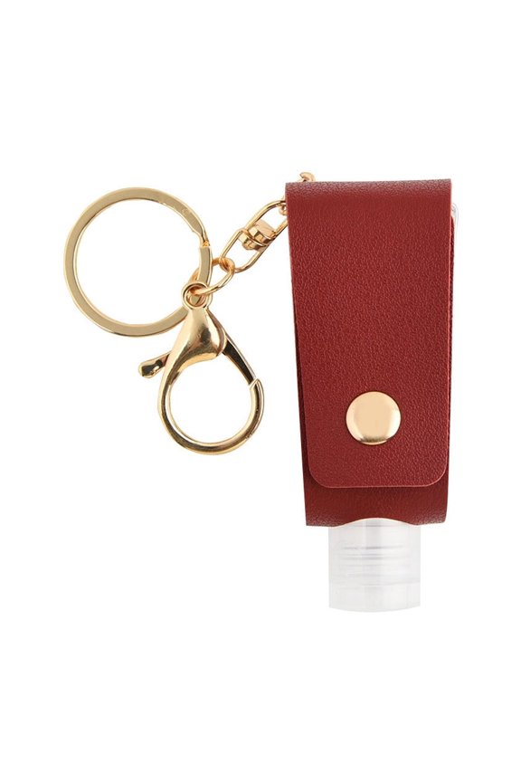 Leather Key Chain T Shape Durable Key Holder Stylish Keyring Accessory Everyday Carry Essential for Keys in Sky Blue
