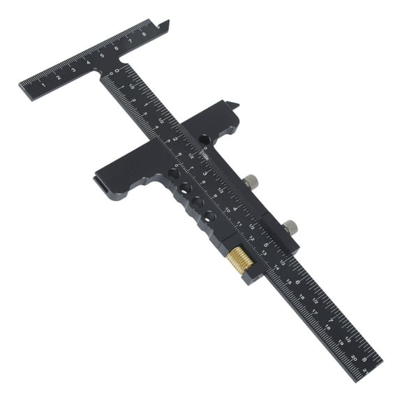 T-shaped Ruler Measuring Rule Woodworking Marking Ruler for Wood Craft