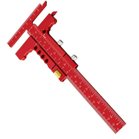 T-shaped Ruler Multifunction Ruler Woodworking Marking Ruler Measuring Ruler Woodworking Construction Ruler