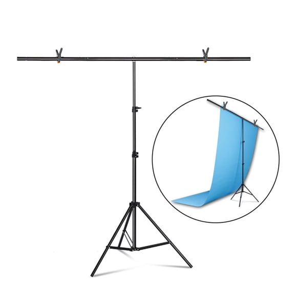 T-shaped Tripod Stand Background Backdrop Photography Adjustable Support System Photo Studio For Non-Woven Backdrops ,Professional Equipment