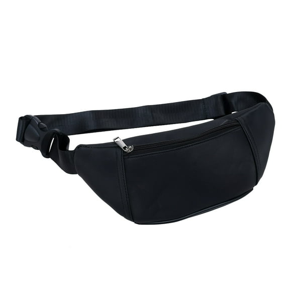 T.sheep luxury PU Leather Fanny pack belt bag Men's Waist bags,Bum Sling bags-Balck