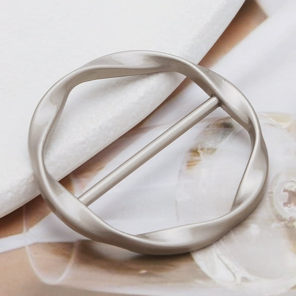 T-shirt Adjuster Buckle under $5! CQCYD Metal Adjustable Buckle, T-Shirt Knot Belt Scarf Fastener Clip, Multi-Purpose Fashion Accessory for Women Clothing