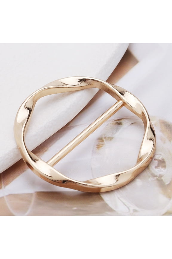 T-shirt Adjuster Buckle under $5! CQCYD Metal Adjustable Buckle, T-Shirt Knot Belt Scarf Fastener Clip, Multi-Purpose Fashion Accessory for Women Clothing
