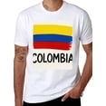 thumbnail image 1 of T-shirt Flag Of Colombia  Soft Cotton Adult Heat-Transfer Graphic T-Shirt - 180g Breathable Fabric, Unisex Summer Casual Wear with Durable Heat-Printed Design, 1 of 10
