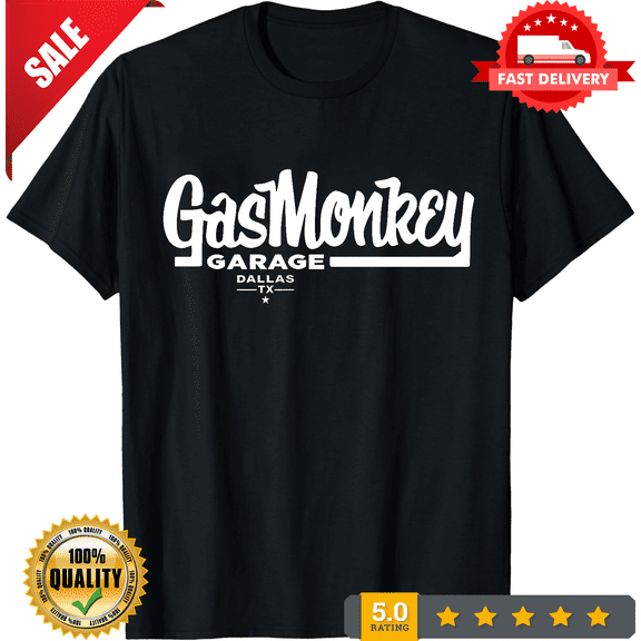 T-shirt Gas Monkey Garage Men Unisex Black Shirt Size S-5XL, LIMITED EDITION-TH73876