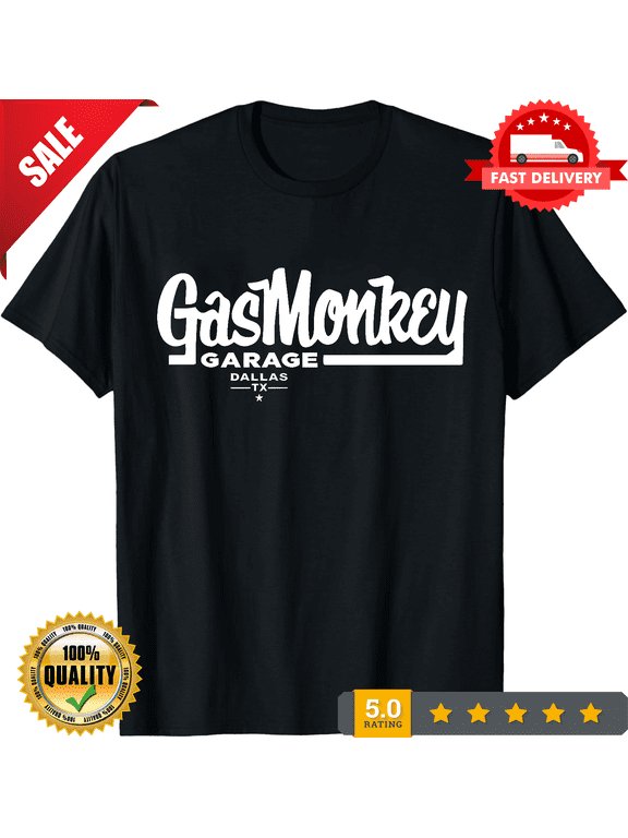 T-shirt Gas Monkey Garage Men Unisex Black Shirt Size S-5XL, ULTRA LIMITED-TH73876