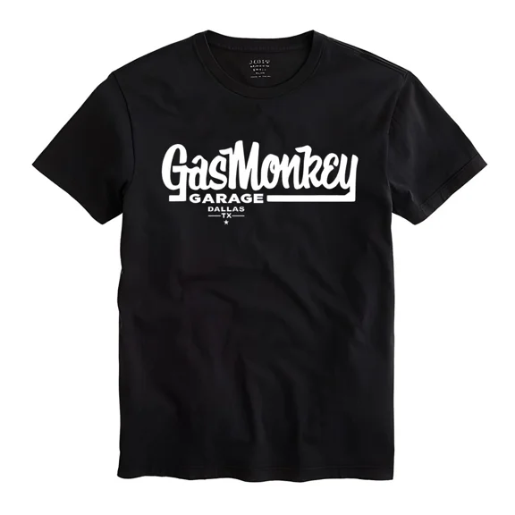 T-shirt Gas Monkey Garage Men Unisex Black Shirt Size S-5XL