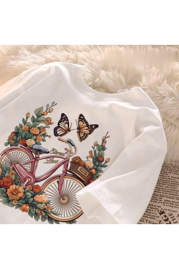 T-shirt For Men Women Korean Style Oversized Graphic Simple Printed Round Neck Cotton Fabric Top Womenswear Breathable Day Soft Thick Tshirt Summer Streetwear Crewneck Casual Black Shortsleeve