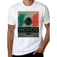 thumbnail image 1 of T-shirt Mexico Flag  Soft Cotton Adult Heat-Transfer Graphic T-Shirt - 180g Breathable Fabric, Unisex Summer Casual Wear with Durable Heat-Printed Design, 1 of 10