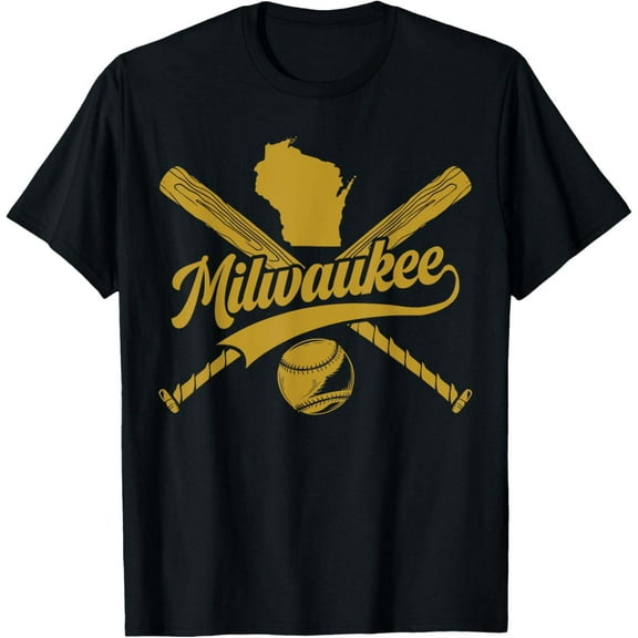 T-shirt Milwaukee Baseball Fan T-Shirt