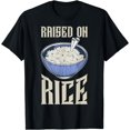 thumbnail image 1 of T-shirt Raised On Rice T-Shirt mens t shirt，black，women，funny，misfits，men，journey, 1 of 4