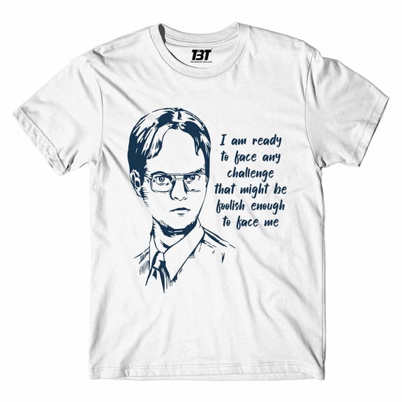 T shirt - Ready To Face Any Challenge - Dwight