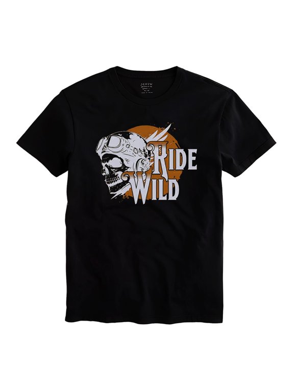 T-shirt Ride Wild Men Unisex Black Shirt Size S-5XL