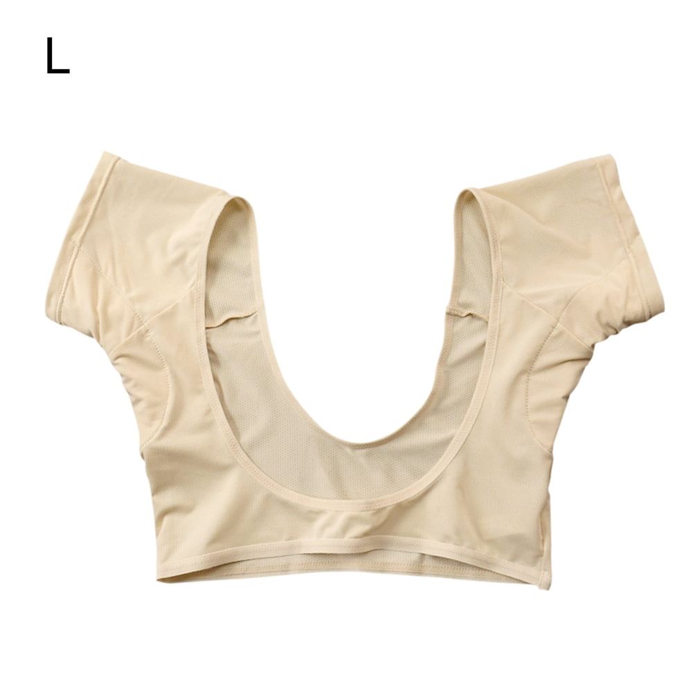 T-shirt Shape Sweat Pads Reusable Washable Underarm Armpit Sweat Shields  For size 36/80 bra people 