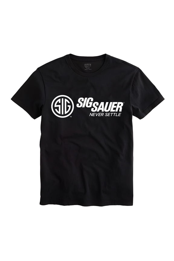 T-shirt Sig Sauer Never TM Men Unisex Black Shirt Size S-5XL