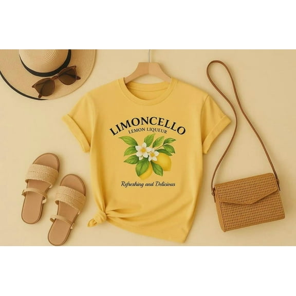 T-shirt Trend, Gift, Limoncello, Limoncello Lovers, Drink, Basic Shirt, Classic Shirt, Woman Shirt, Man Shirt, Gift.