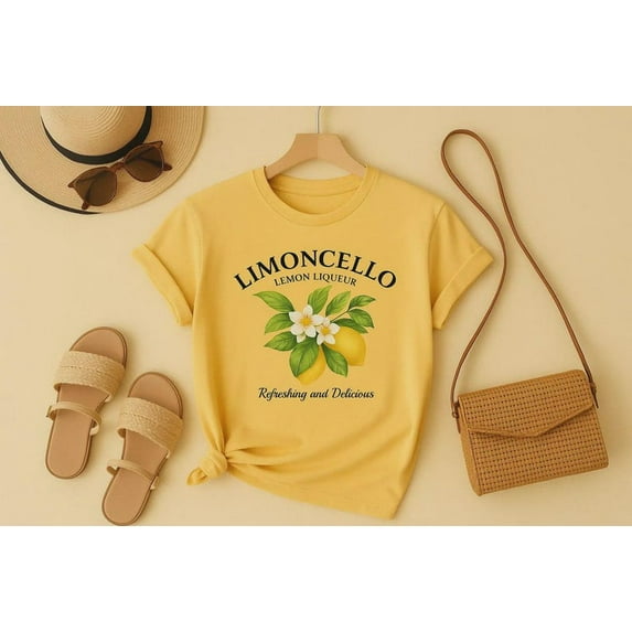 T-shirt Trend, Gift, Limoncello, Limoncello Lovers, Drink, Basic Shirt, Classic Shirt, Woman Shirt, Man Shirt, Gift.