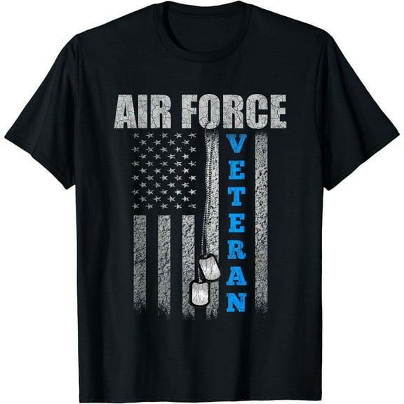 T-shirt Veteran US Air Force American Flag Veterans T-Shirt