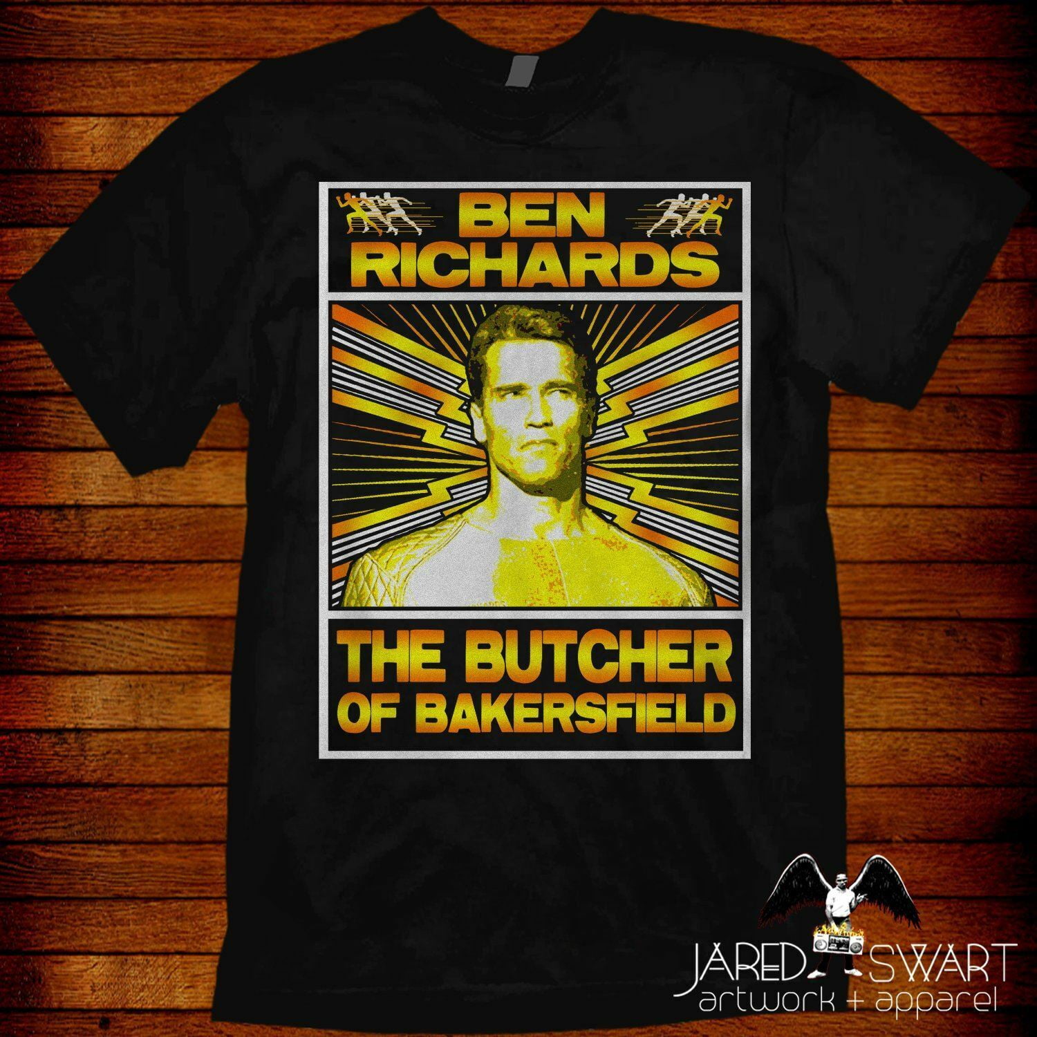 Tshirt based on the Arnold Schwarzenegger 1987 action 80s movie