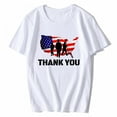 thumbnail image 1 of T-shirt for Men and Women U.S Veteran Vet Gift Short Sleeve O-neck Top White X-Large, 1 of 4